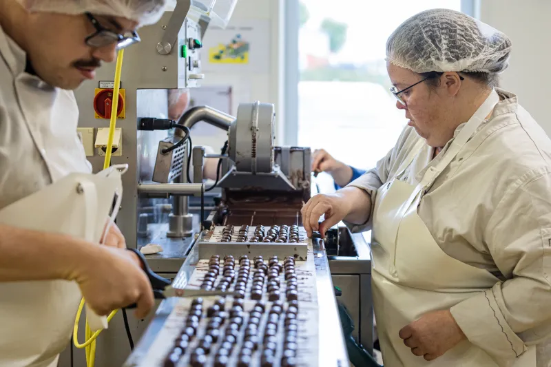 Chocolatiers en situation de handicap