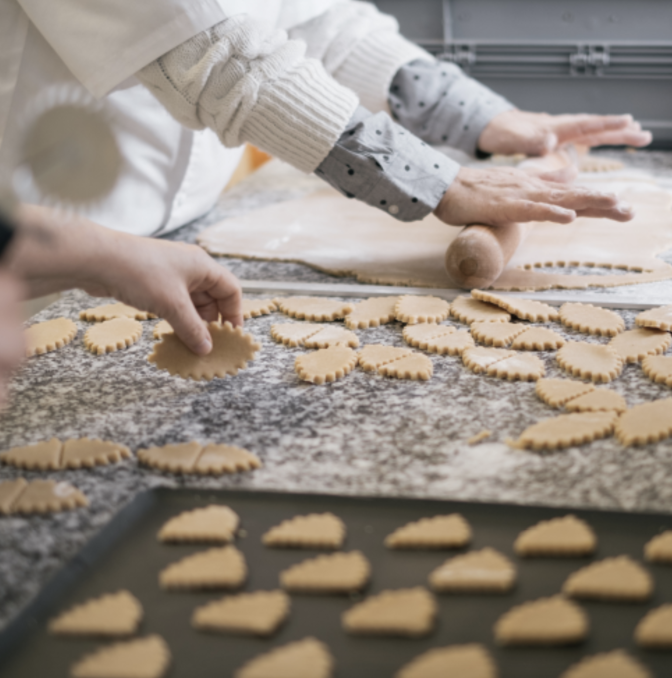 Confection de biscuits