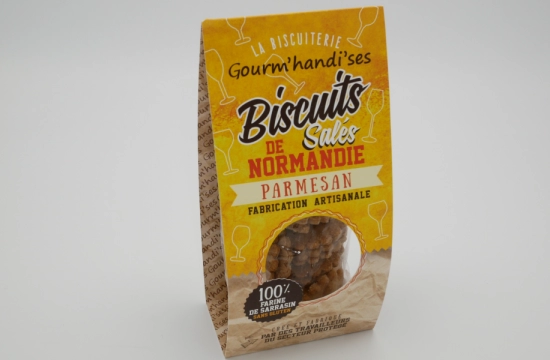 Crackers Parmesan fait main à Caen