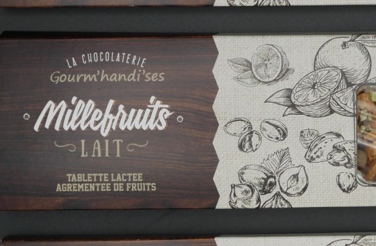 Tablette Millefruits Au Lait fait main à Caen