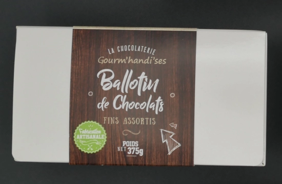 Ballotin De Chocolats Assortis 375 g fait main à Caen