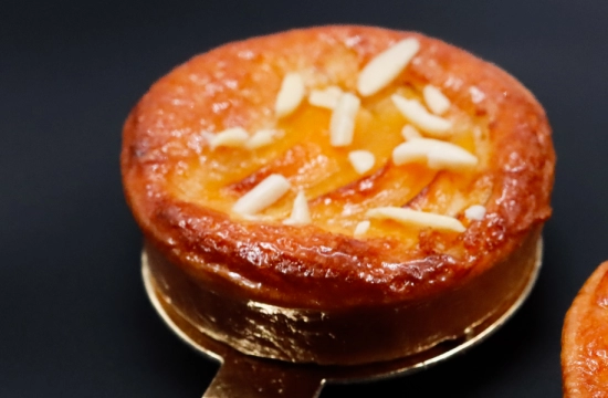 Tartelette Pêche Amandine fait main à Caen