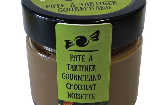 Pâte à Tartiner Gourm'hand Chocolat Noisettes fait main à Caen