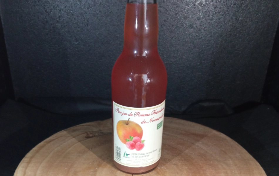 Pur Jus De Pommes Et Framboises 27.5 cl fait maison à Caen