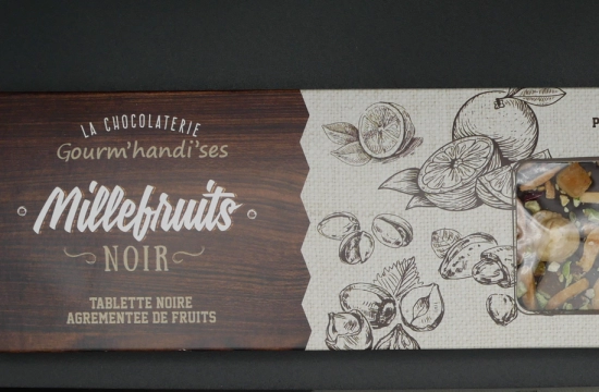 Tablette Millefruits Noir fait main à Caen
