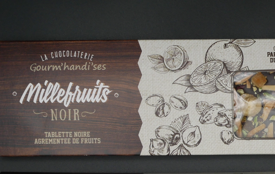 Tablette Millefruits Noir fait maison à Caen