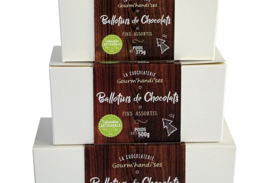 Ballotin De Chocolats Assortis fait main à Caen