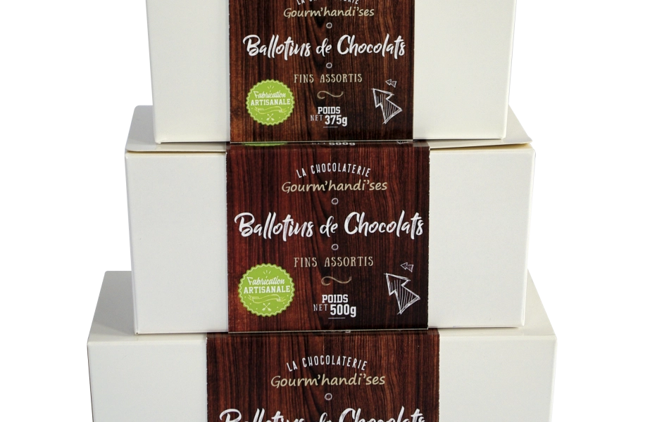 Ballotin De Chocolats Assortis fait maison à Caen