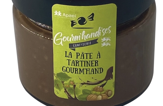 Pâte à Tartiner Gourm'hand Chocolat Noisettes fait main à Caen
