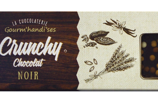 Tablette Boules Crunchy Noir fait main à Caen