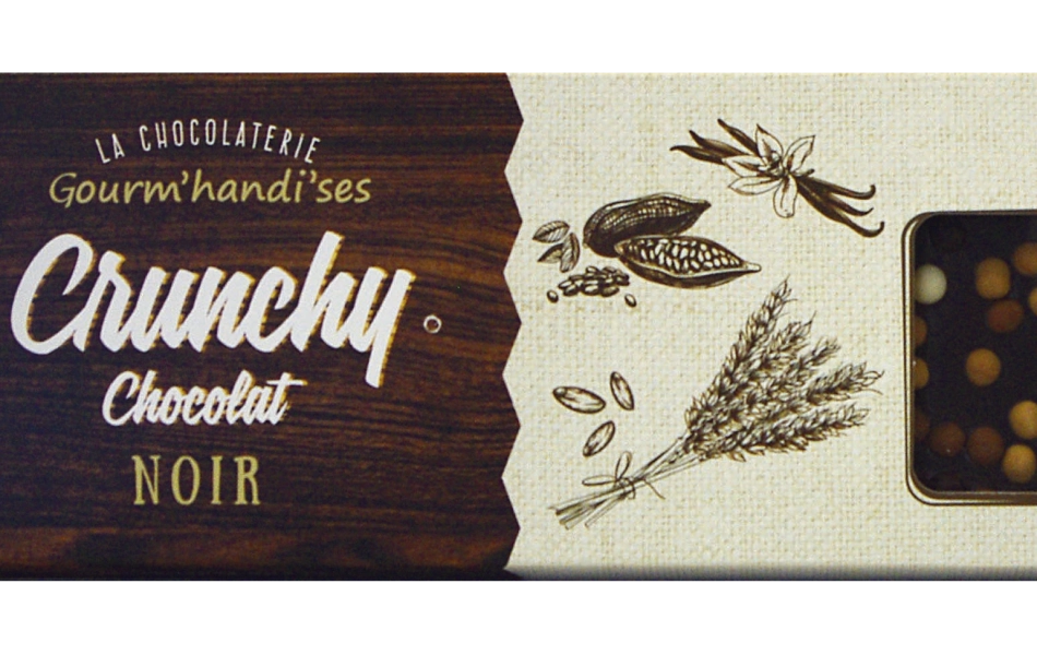 Tablette Boules Crunchy Noir fait maison à Caen