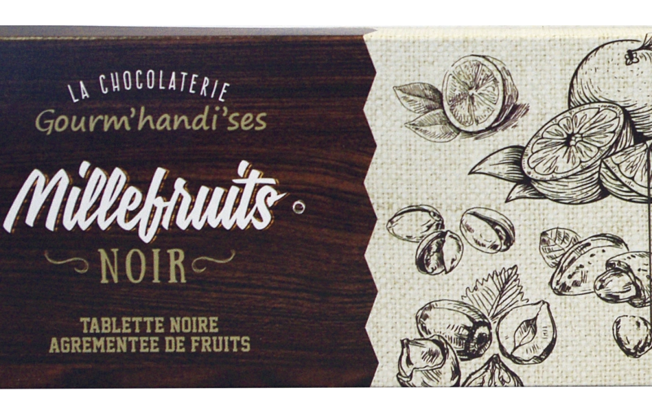 Tablette Millefruits Noir fait maison à Caen