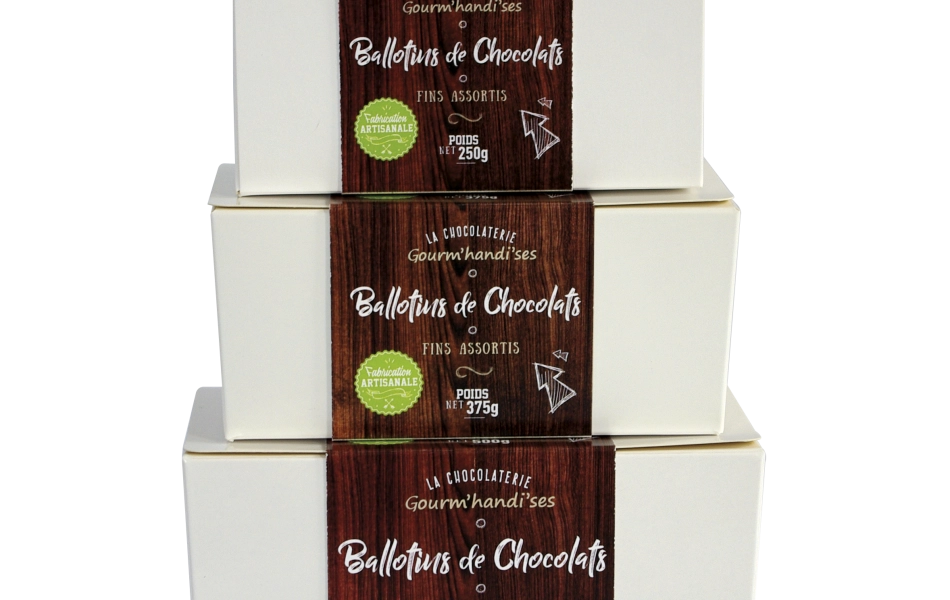 Ballotin De Chocolats Assortis 375 G fait maison à Caen