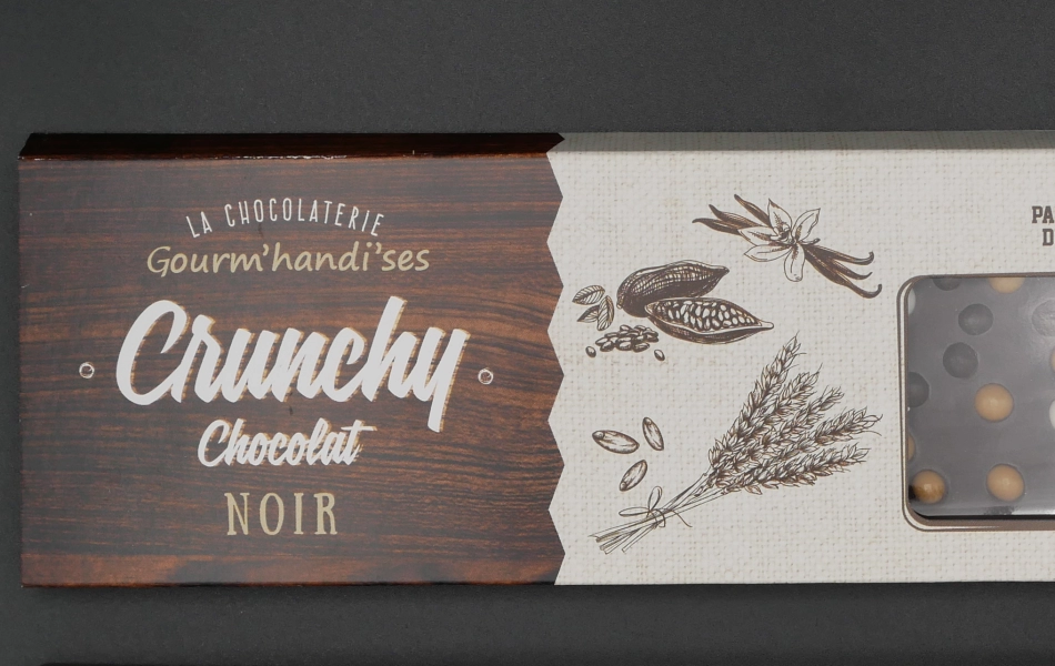 Tablette Boules Crunchy Noir fait maison à Caen