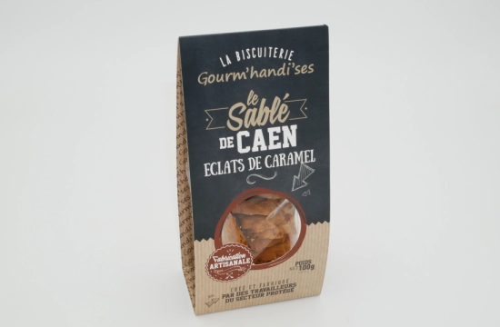 Sablé De Caen Aux Eclats De Caramel fait main à Caen