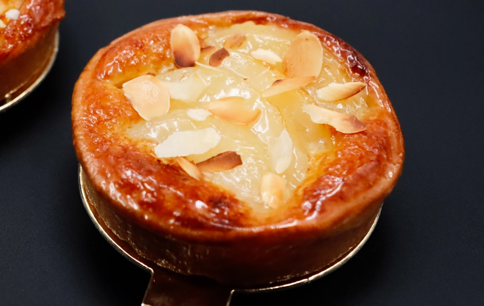 Tartelette Poire Amandine fait maison à Caen